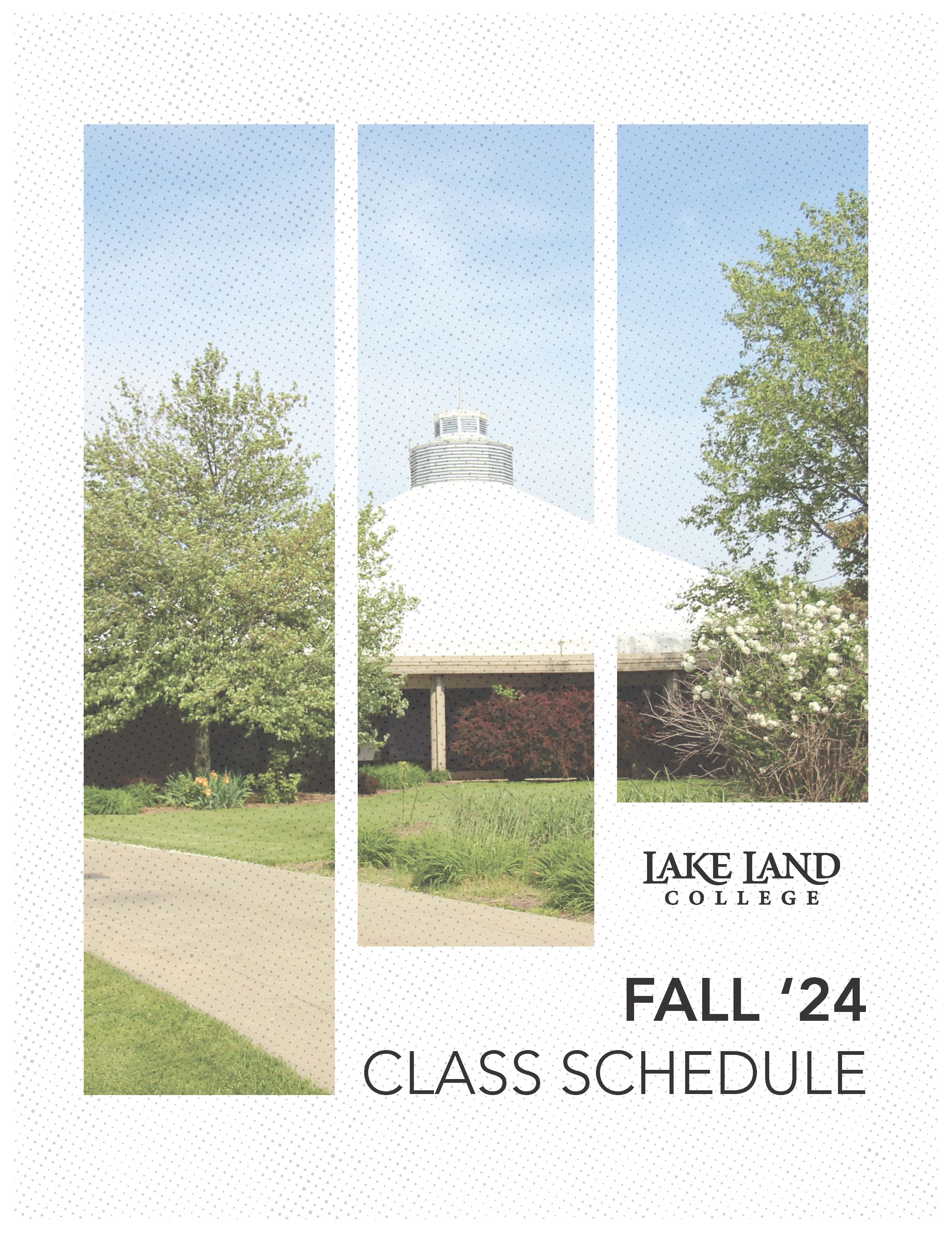 Fall Schedule cover page