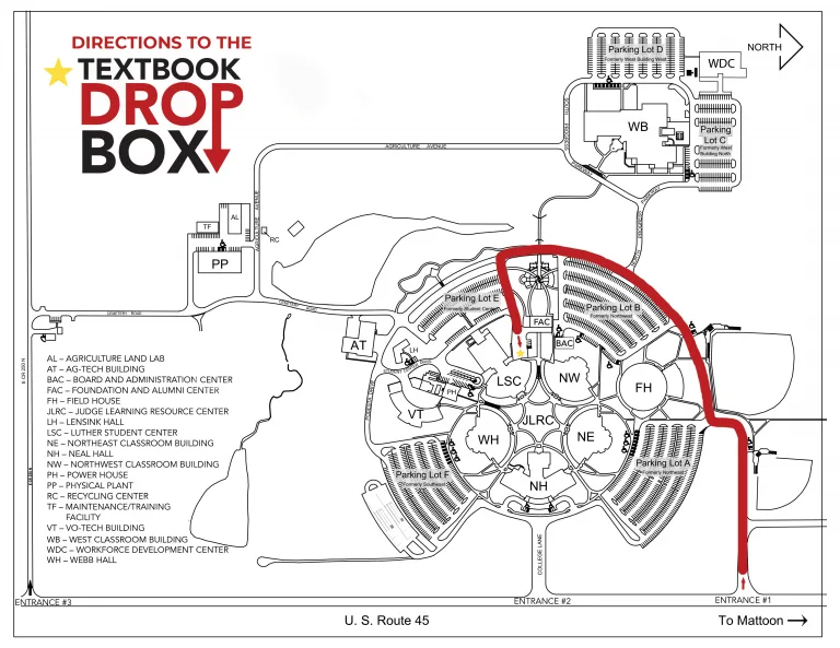 Outdoor Book Drop Box map