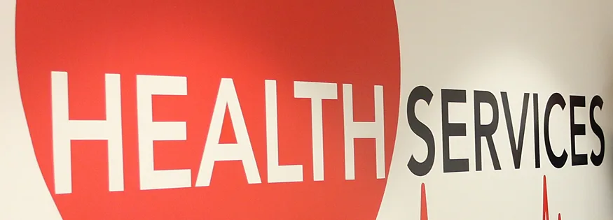 Photo with the words Health Services