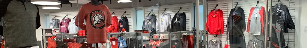 Photo of merchandise at bookstore