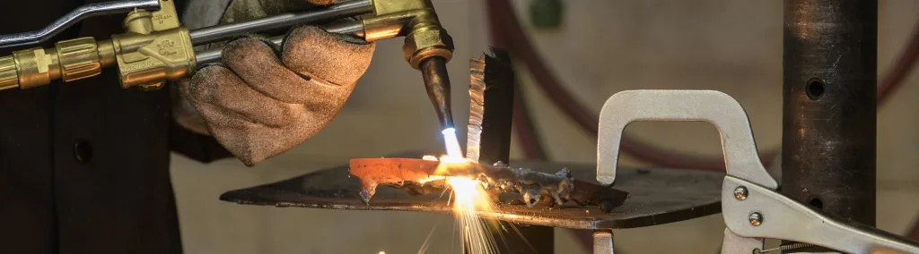 Photo of someone welding