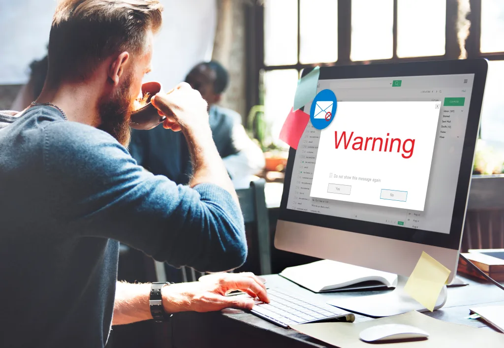 Computer warning