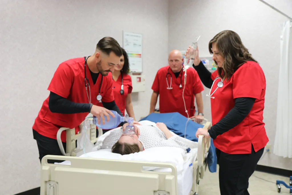 Photo of nursing students