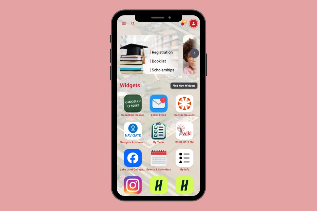 Lake hub phone app