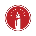 Graphic showing a candle