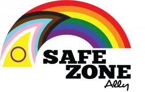 Graphic showing Safe Zone Ally