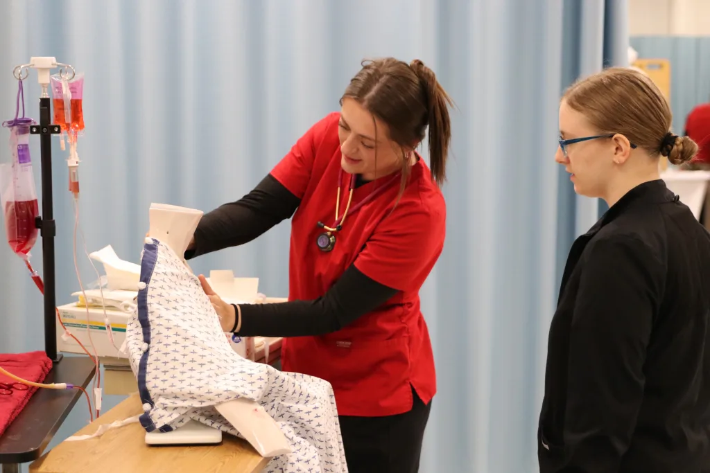 Photo of nursing student