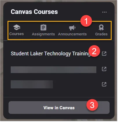 Photo showing how to access canvas