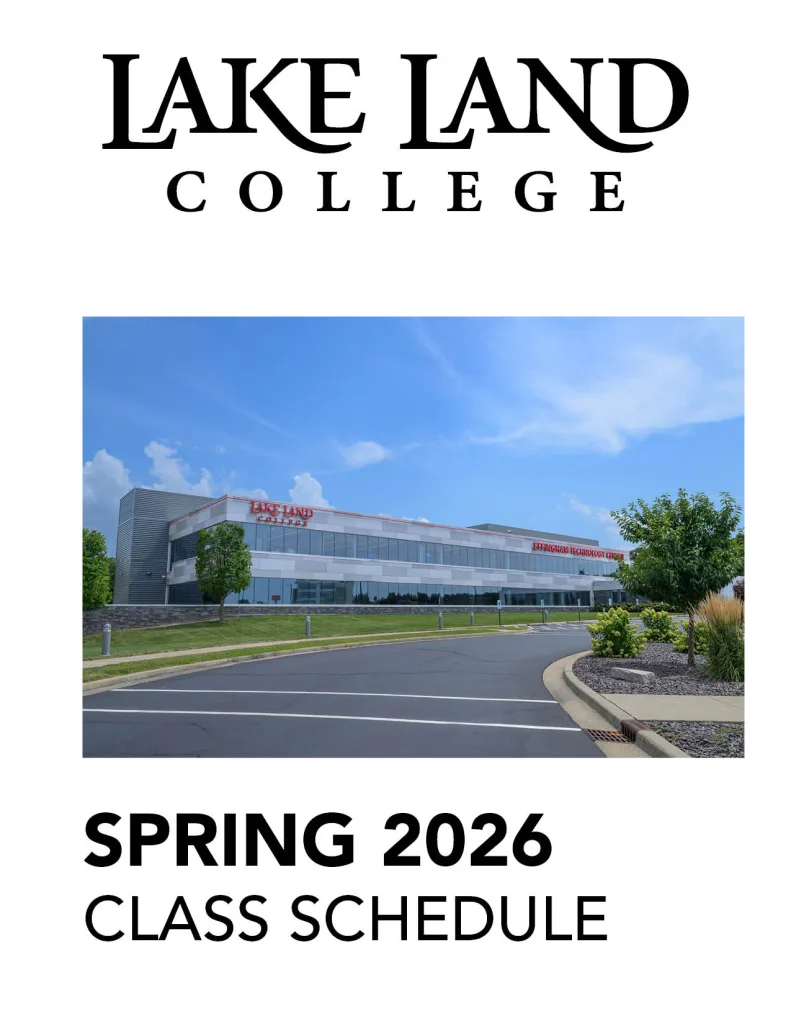 Photo for the front cover of the Spring 2026 schedule