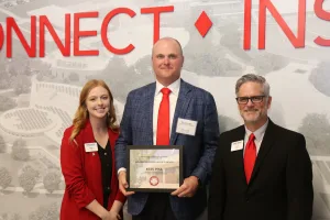 The Lake Land College Foundation presented the 2025 Distinguished Service Award to Dr. Ryan Pine during the annual Lake Land College Foundation and Alumni Awards reception.