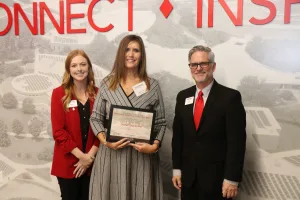 The Lake Land College Foundation recognized Diane Gillaspie as a 2025 inductee into the Lake Land College Distinguished Alumni Society during the annual Foundation and Alumni Awards reception.