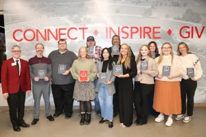 A group photo of the 2025 nominees for the Lake Land College Non-traditional Student of the Year award. 