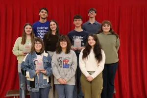 The top-scoring students in the English Division A and Division B categories during the 2026 Laker Academic Invitational.