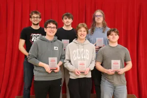 The top-scoring students in the Mathematics Division A and Division B categories during the 2026 Laker Academic Invitational.