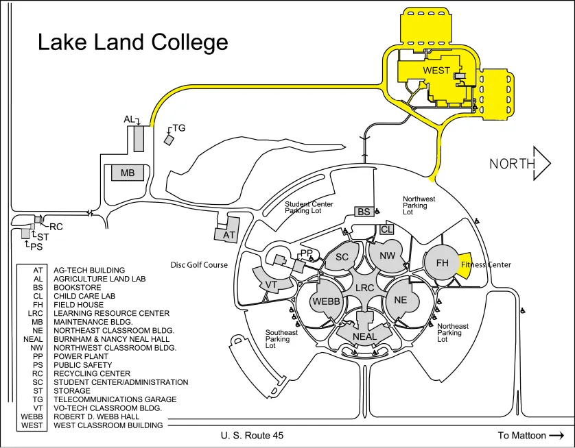 Image of the campus in 2010