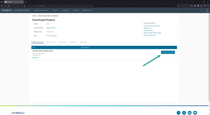 Download the client