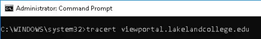 Tracert viewportal