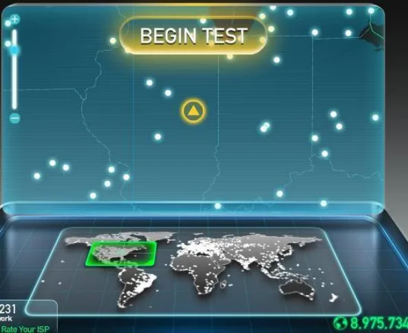 Perform a speed test
