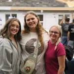 A group of three high school students during a session at the annual Lake Land College Career Day event.