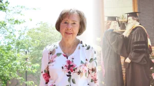 A former Lake Land College instructor on campus.