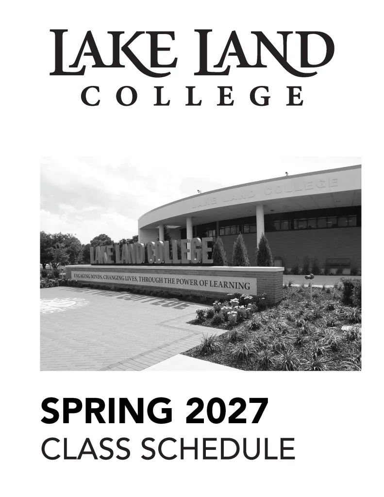 Spring 2027 Schedules Cover